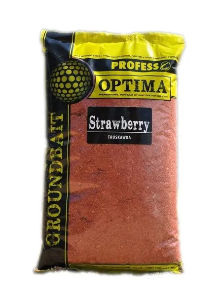 Zanęta wędkarska PROFESS OPTIMA karp 1kg TRUSKAWKA
