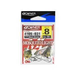 haczyki-z-oczkiem-owner-mosquito-light-4105-8-ciemnostalowy-11szt
