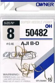 haczyki-owner-50482-aji-bd-roz-8-szt-15-guntowe-splawikowe-z-zadziorem