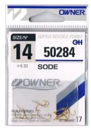 haczyki-owner-50284-sode-roz16-14szt-gruntowe-splawikowe-z-zadziorem
