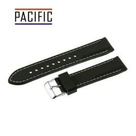 pasek-silikonowy-pacific-24-mm-u20-czarny-z-bialym-przeszyciem