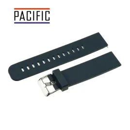 pasek-silikonowy-pacific-24-mm-granatowy-z-teleskopami-srebrna-sprzaczka