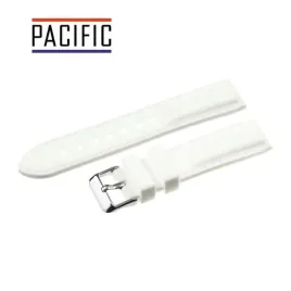 pasek-silikonowy-pacific-28-mm-u20-bialy-z-bialym-przeszyciem