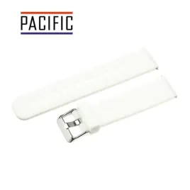 pasek-silikonowy-pacific-24-mm-u15-bialy-z-teleskopami-srebrna-sprzaczka