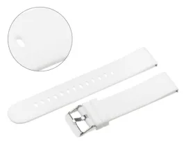 pasek-silikonowy-pacific-20-mm-u03-bialy-z-teleskopami-srebrna-sprzaczka