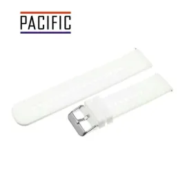 pasek-silikonowy-pacific-20-mm-u27-bialy-srebrna-sprzaczka