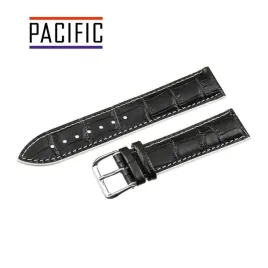 pasek-silikonowy-pacific-20-mm-u18-krokodyl-czarny-pasek-biale-przeszycie