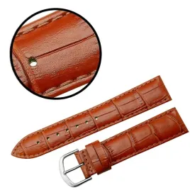 pasek-reda-20mm-krokodyl-jasnobrazowy-pasek-brazowe-przeszycie-polysk