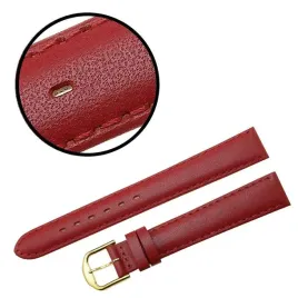pasek-reda-14mm-gladki-czerwony-pasek-zlota-sprzaczka-szyty