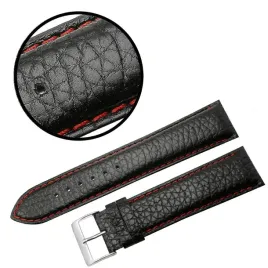 pasek-reda-24mm-xl-czarny-pasek-czerwone-przeszycie