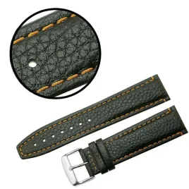 pasek-reda-22mm-poljot-czarny-pasek-pomaranczowe-przeszycie