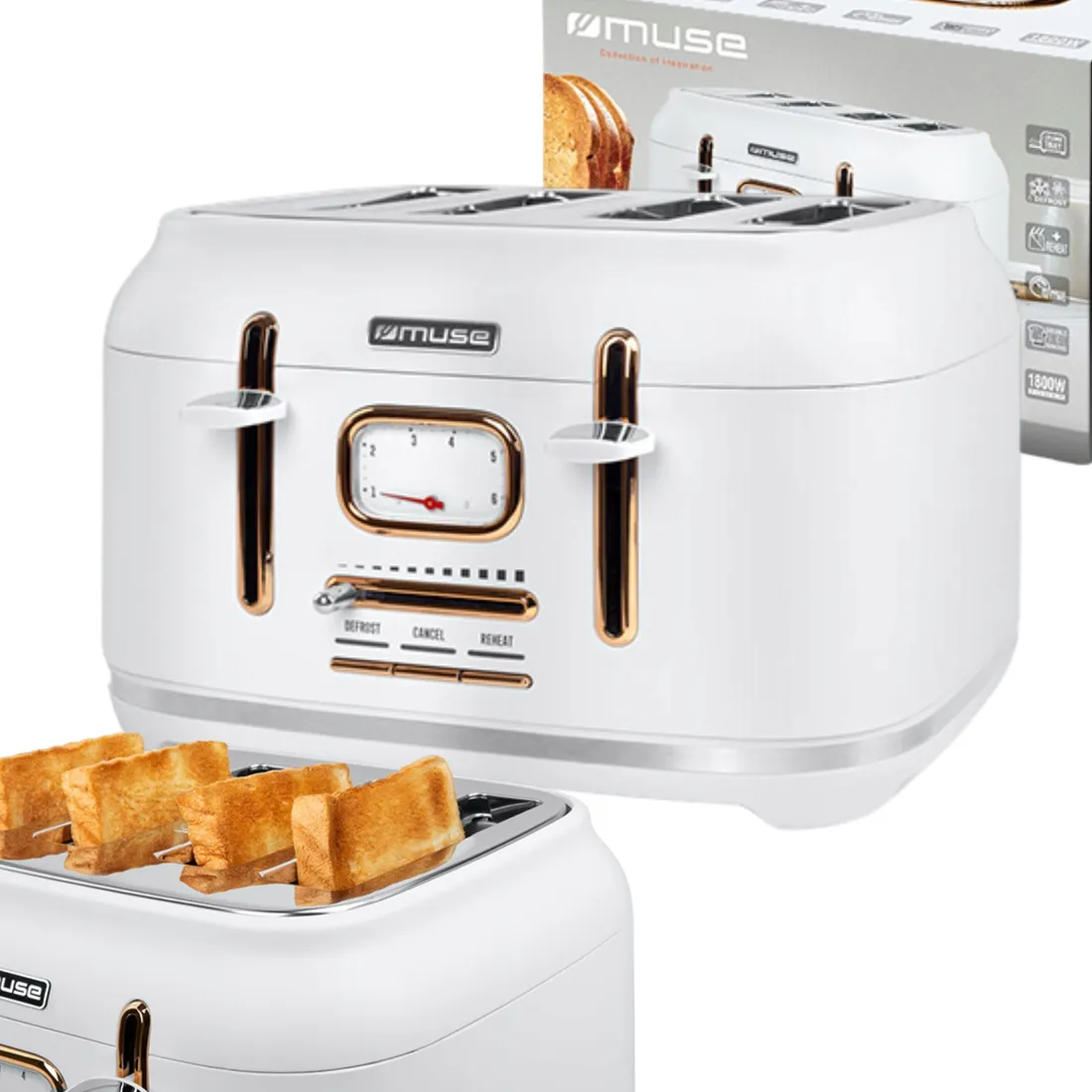 toster-muse-ms-131w-stan-nowy