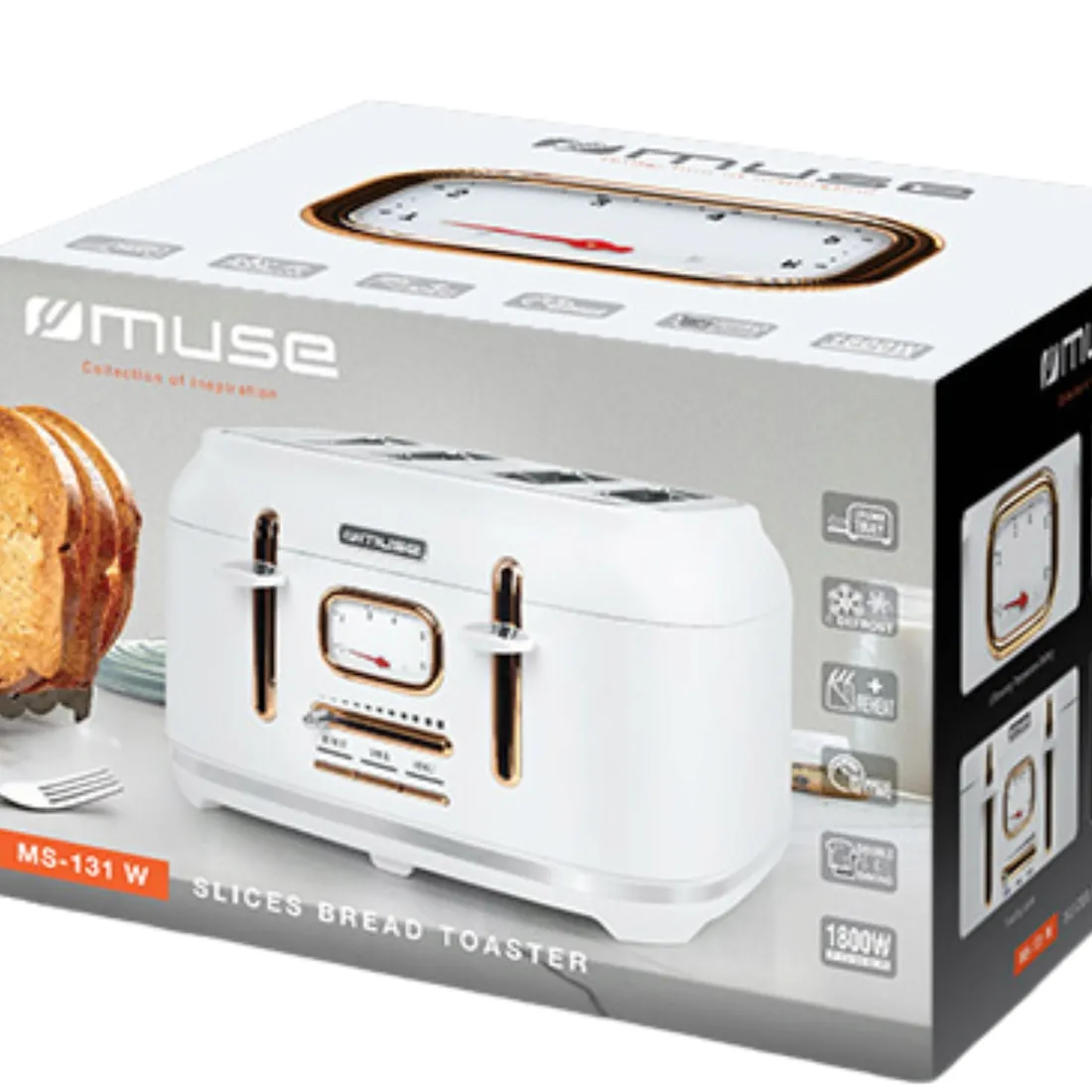 toster-muse-ms-131w-stan-nowy