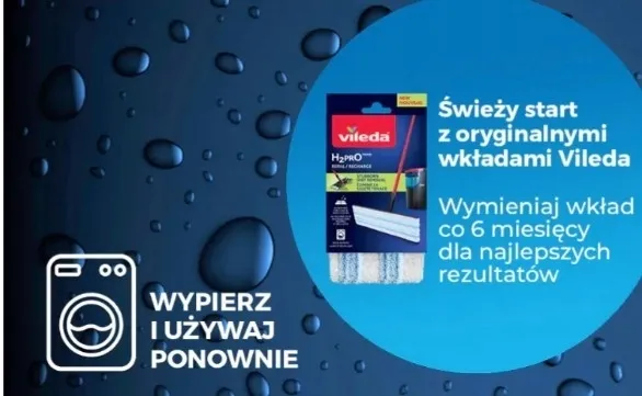 vileda-mop-plaski-h2pro-stan-nowy