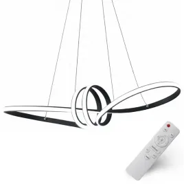 lampa-czarna-wstega-led-pilot-nowoczesna-zyrandol-sufitowa