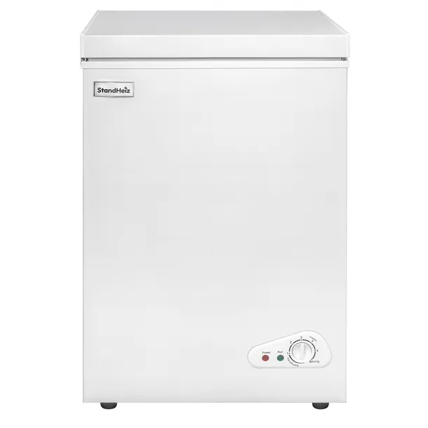ZAMRAŻARKA SKRZYNIOWA 100L KOMPRESOROWA BIAŁA 230V SZYBKIE MROŻENIE 2W1