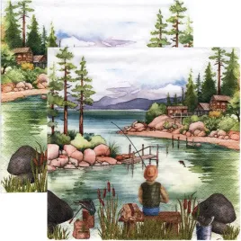 serwetka-do-decoupage-33x33cm-lakeside-fishing-jezioro-wedkarz