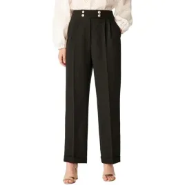 spodnie-damskie-naf-naf-sophie-czarne-proste-eleganckie