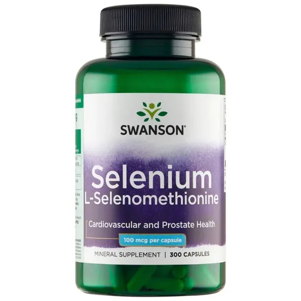 Swanson Selen L-Selenometionina 100 µg Tarczyca Odporność 300 kaps