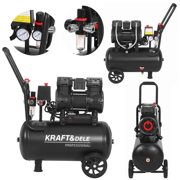 Kompresor Bezolejowy 8Bar 24L 1450W 230V 2800 RPM 249 L/min