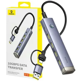 hub-baseus-usb-c-usb-a-do-4x-usb-a-3-1-10gbps-zasilanie-usb-c