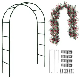 pergola-ogrodowa-metalowa-luk-podpora-tarasowa-do-pnaczy-roz-240cm-kotwy