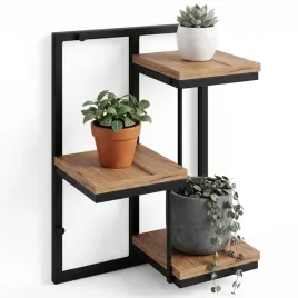 kwietnik-wiszacy-scienny-loft-3-polki-na-sciane-dab-craft-metalowy-doniczki