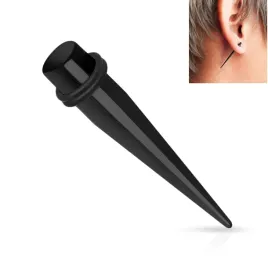 rozpychacze-do-uszu-2-5mm-o-ring-prosty-czarny-taper-rozciaganie-ucha