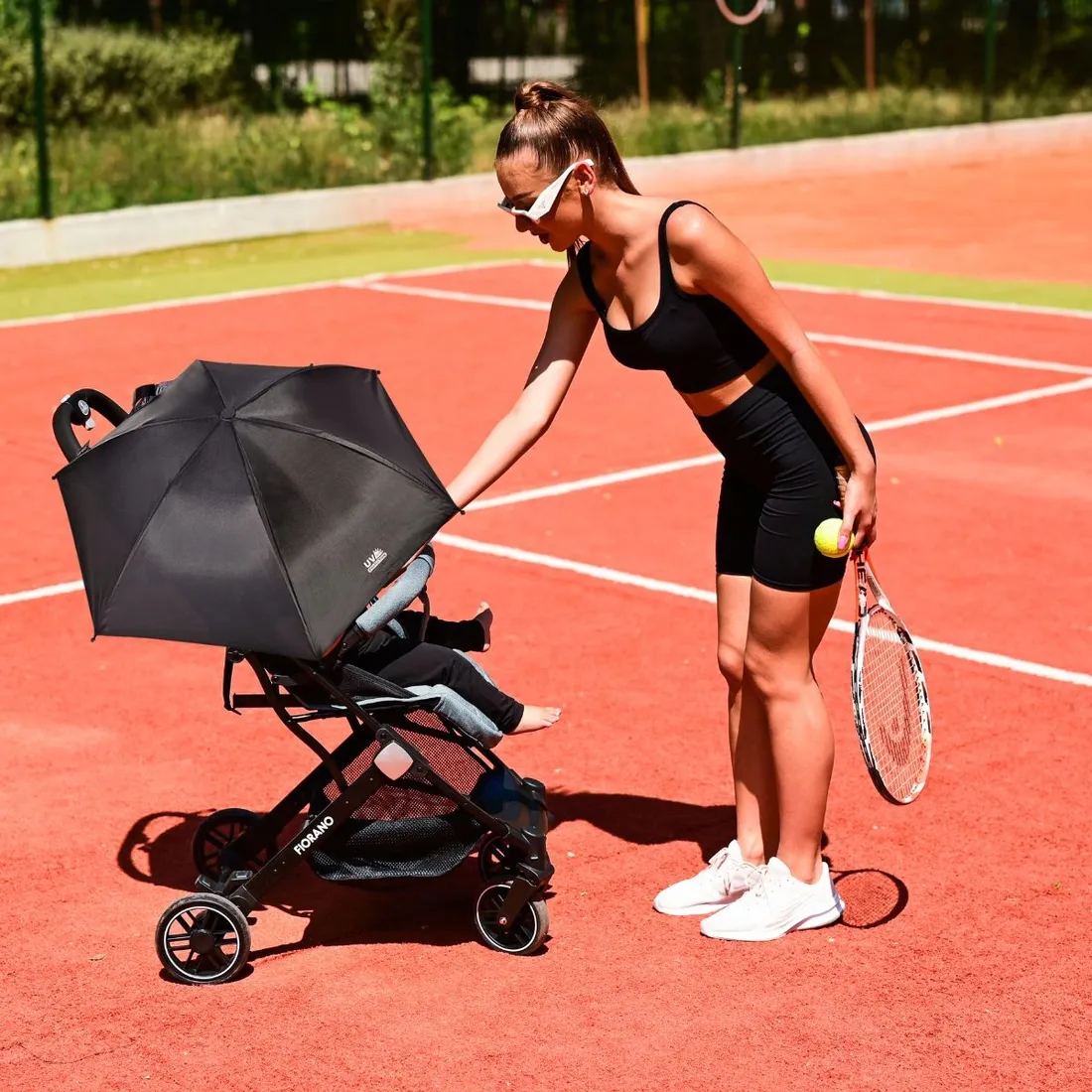 parasol-do-wozka-lorelli-68-cm-czarny-stan-nowy