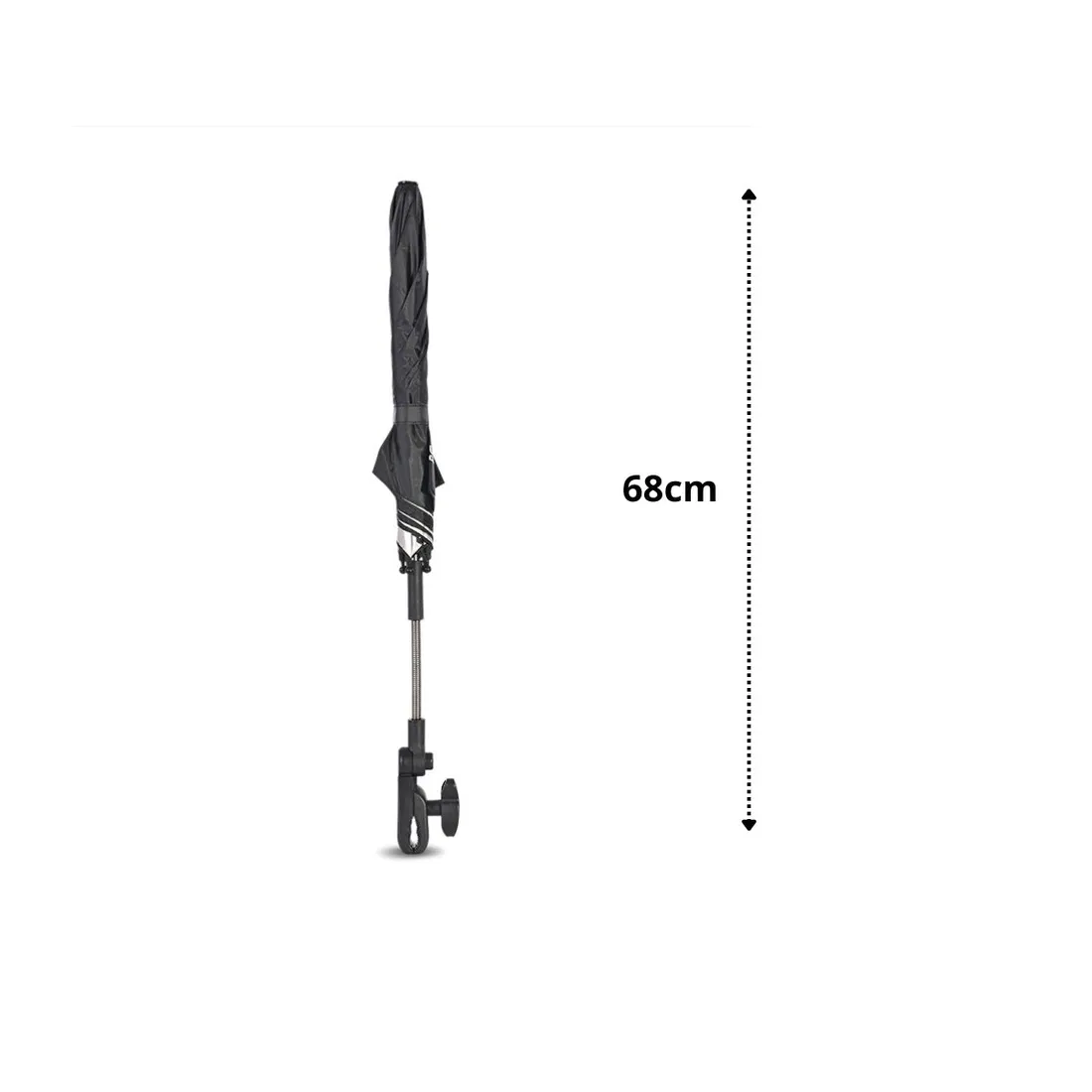 parasol-do-wozka-lorelli-68-cm-czarny-stan-nowy