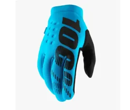 rekawice-mtb-enduro-100percent-brisker-softshell-s-turkusowe-ocieplane