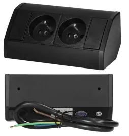 orno-gniazdo-meblowe-podwojne-narozne-2x-230v-z-uziemieniem-czarne
