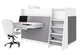 antresola-kiki-1-z-biurkiem-i-szafa-grafitowy-mat