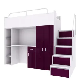 antresola-kiki-4-z-biurkiem-i-schodkami-80x190-cm-fioletowy-polysk