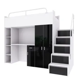 antresola-kiki-4-z-biurkiem-i-schodkami-80x190-cm-czarny-polysk