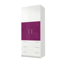 szafa-raj-3-mini-szerokosc-80-cm-drzwi-uchylne-bialo-fioletowy-polysk