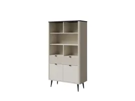 regal-marly-5-o-szerokosci-90-cm-kaszmir-orzech-ryflowany-polki-dwudrzwiowy