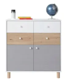 komoda-mlodziezowa-z-szufladami-85-cm-faro-10-bialy-dab-artisan-szary