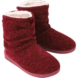 damskie-kapcie-domowe-botki-pluszowe-cieple-wygodne-bordowe-40-41-eu