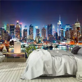 fototapeta-scienna-manhattan-skyline-noc-czarna-8-czesci-366x254-cm