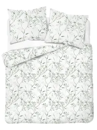posciel-satynowa-220x200-biala-w-zielone-liscie-home-satin