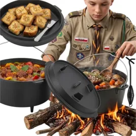 kociolek-holenderski-z-zeliwa-3w1-patelnia-uchwyty-i-nozki-na-ognisko-bbq