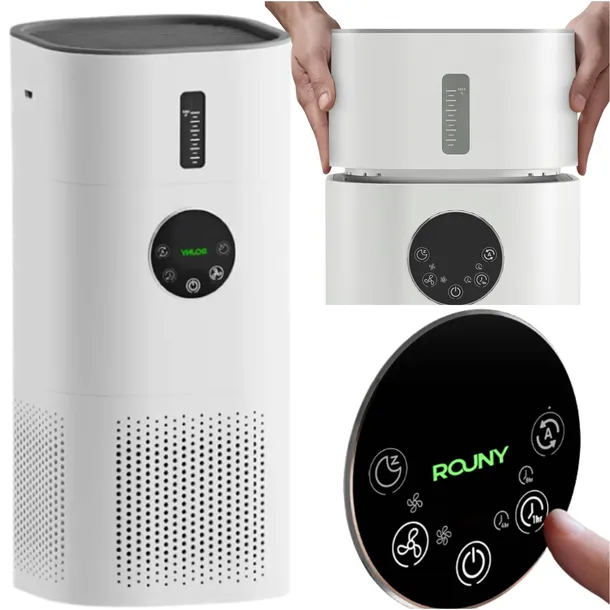 Oczyszczacz Powietrza Z Nawilżaczem Elektryczny Do Pokoju Domu Duży 50m2