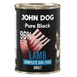 mokra-karma-dla-psa-john-dog-pure-black-adult-mono-jagniecina-400g