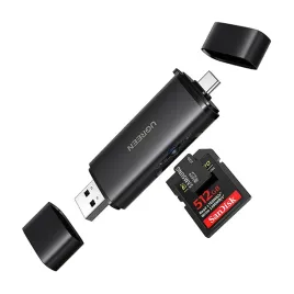czytnik-kart-ugreen-2w1-usb-c-usb-a-sd-4-0-uhs-ii-czarny