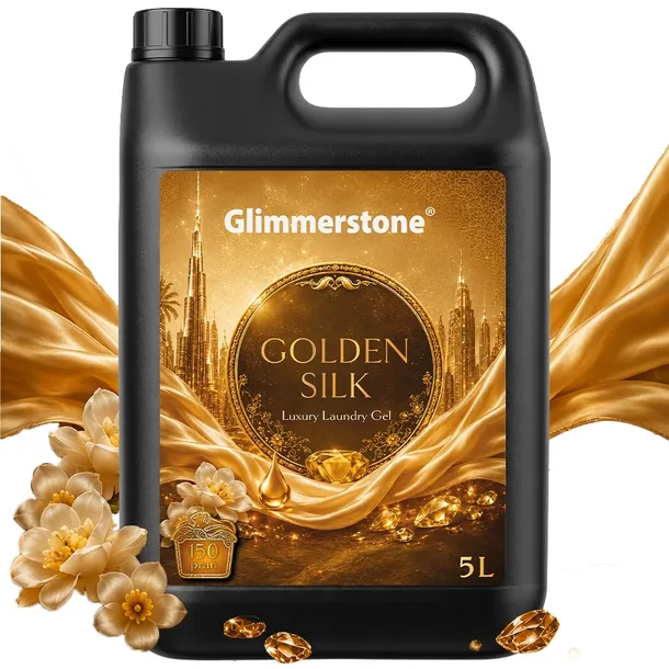 Płyn Żel do prania Uniwersalny - Perfumowany Arabski Dubai GOLDEN SILK 5L