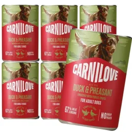 zestaw-carnilove-dog-can-duckandpheasant-6x400g