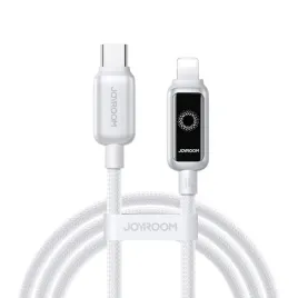 kabel-joyroom-s-a55-starflight-30w-usb-c-lightning-12m-bialy