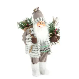 figurka-mikolaj-40cm-w-szarym-plaszczu-z-workiem-prezentow