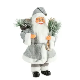 figurka-mikolaj-40cm-srebrny-stojacy-w-okularach-z-workiem-prezentow